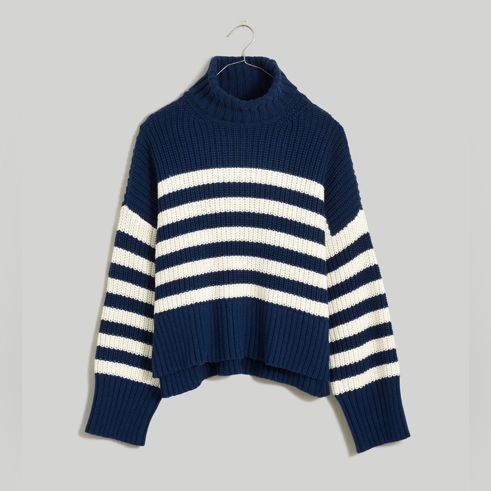 Madewell Wide Rib Turtleneck Sweater - Picture 9 of 12